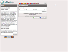 Tablet Screenshot of imetro.nanika.net