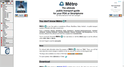 Desktop Screenshot of metro.nanika.net