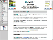 Tablet Screenshot of metro.nanika.net